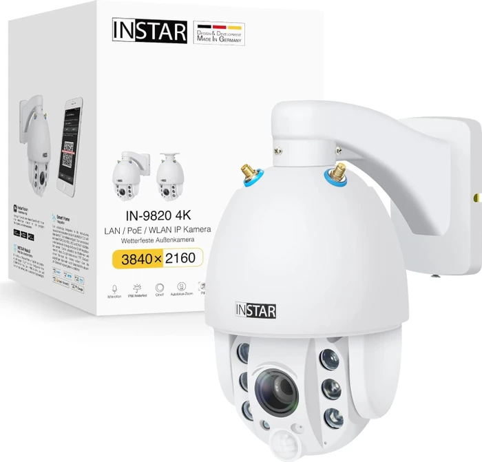 Instar IN-9820 4K LAN/PoE/WLAN weiß