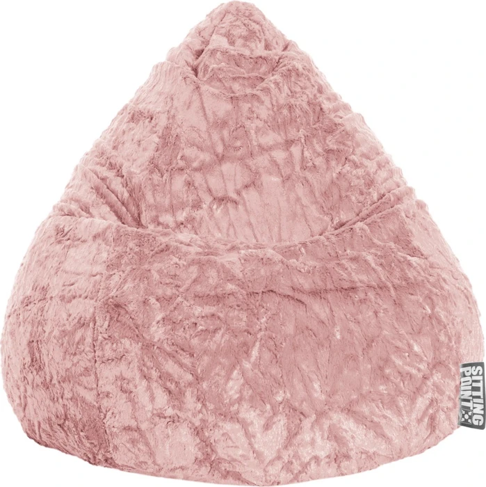 Sitting Point Beanbag Fluffy XL Sitzsack altrose