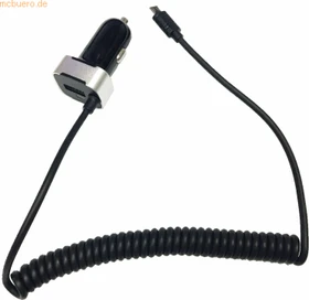 Felixx Premium Kfz-Lader Micro USB schwarz/silber