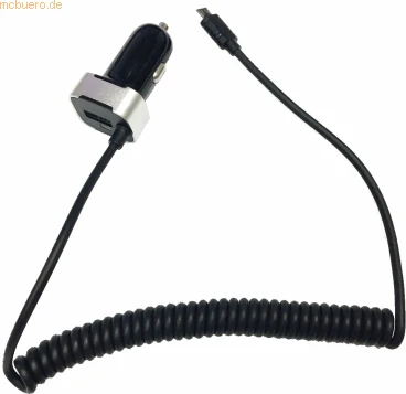 Felixx Premium Kfz-Lader Micro USB schwarz/silber