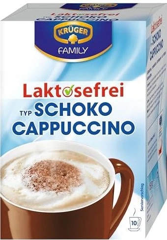 Krüger Family Cappuccino Schoko laktosefrei Löskaffee, 150g