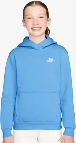 Nike Sportswear Club Fleece Hoodie football blue/white (Junior)