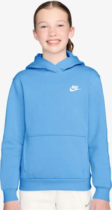 Nike Sportswear Club Fleece Hoodie football blue/white (Junior)