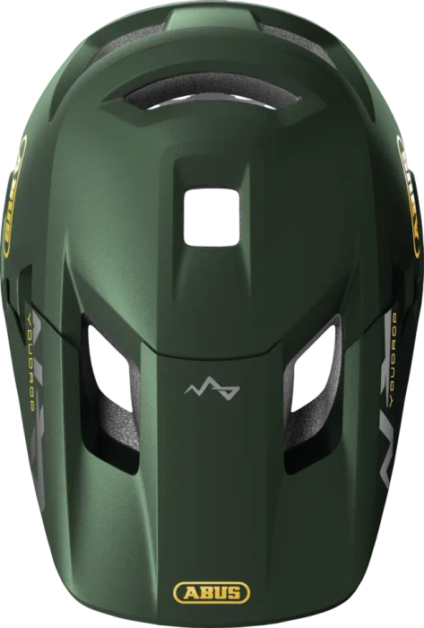 ABUS Youdrop Fullface-Kinderhelm moss green