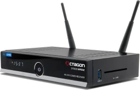 Octagon SF8008 V3 Supreme 4K UHD E2 Twin 2x DVB-S2X MS, 4TB SSD