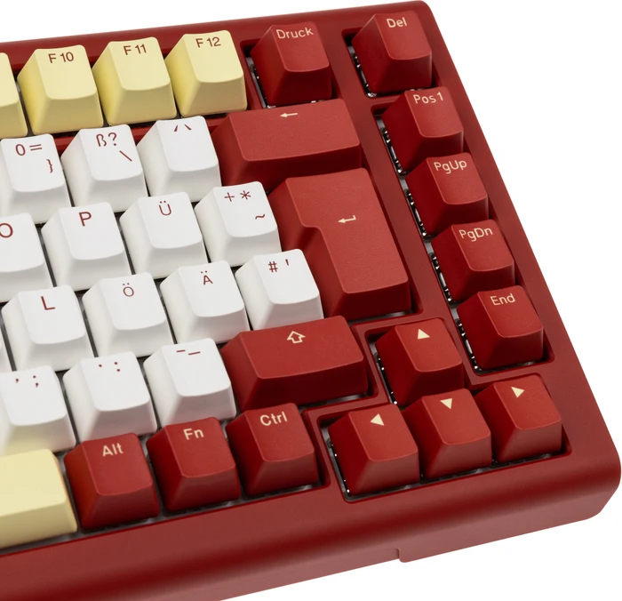 Ducky ProjectD x Fallout Tinker 75, rot/weiß, MX2A BLUE, USB, DE