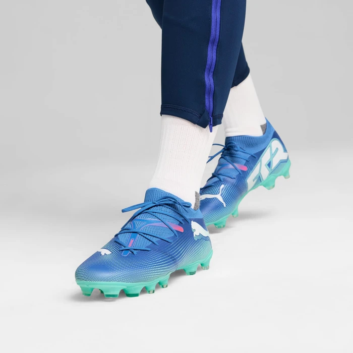 Puma Future 7 Match FG/AG bluemazing/puma white/electric peppermint (Herren)