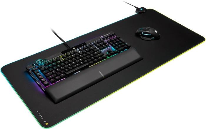 Corsair MM700 RGB Extended Mouse Pad, 930x400mm, schwarz