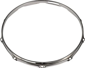 Tama 2.3mm Brass Mighty Hoop 10 Hole Snare Side
