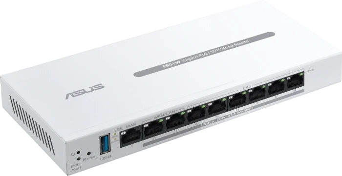 ASUS ExpertWiFi EBG19P Gigabit Router, 9x RJ-45, 123W PoE+