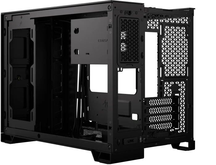 Corsair 2500D Airflow, schwarz, Glasfenster