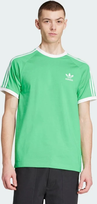 adidas Adicolor Classics 3-Streifen T-Shirt kurzarm energy green/white (Herren)