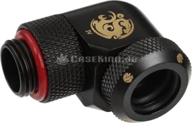 Bitspower Multi-Link Adapter 90° G1/4" auf 12mm, carbon schwarz