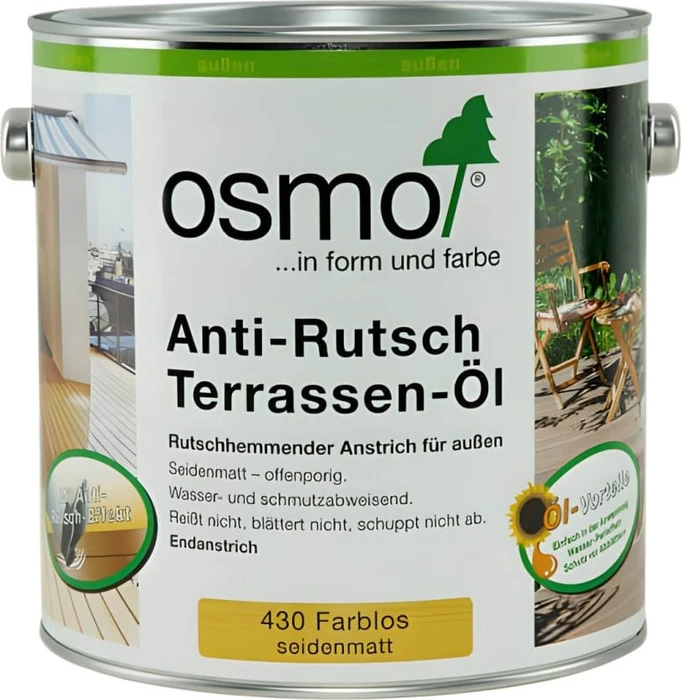 Osmo Anti-Rutsch Terrassen-Öl 430 außen farblos, 2.5l