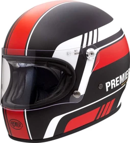 Premier Helmets Trophy BL matt schwarz/rot/weiß