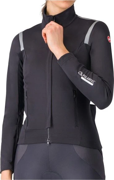 Castelli Perfetto RoS 3 Fahrradjacke light black/silver reflex (Damen)