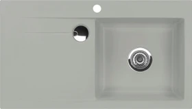 systemceram Stema 90 F Einbau Becken rechts titan