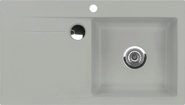 systemceram Stema 90 F Einbau Becken rechts titan