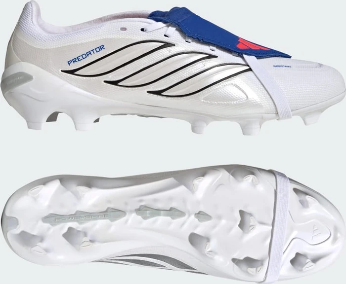 adidas Predator League Fold Over Tongue FG cloud white/zero metalic/royal blue