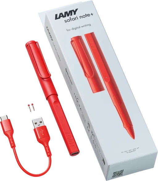 Lamy safari note+ red für Apple iPad, rot