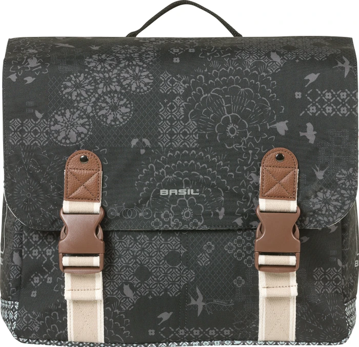 Basil Boheme MIK Doppeltasche Gepäcktasche schwarz