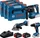 Bosch Professional Akku-Maschinenset inkl. Koffer + 2 Akkus 5.0Ah (0615A5009G)