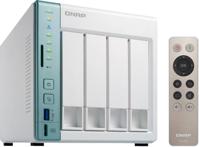 QNAP Turbo Station TS-451A-4G, 4GB RAM, 2x RJ-45 1000Base-T, 3x USB 3.0