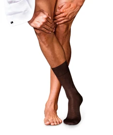 Falke No. 6 Finest Merino & Silk Socken braun (Herren)