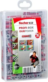fischer DuoPower Profi-Box Dübel-Sortiment, 132 Stück