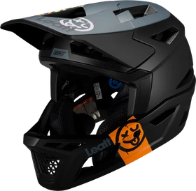 Leatt MTB 4.0 Gravity V25 Fullface-Helm schwarz