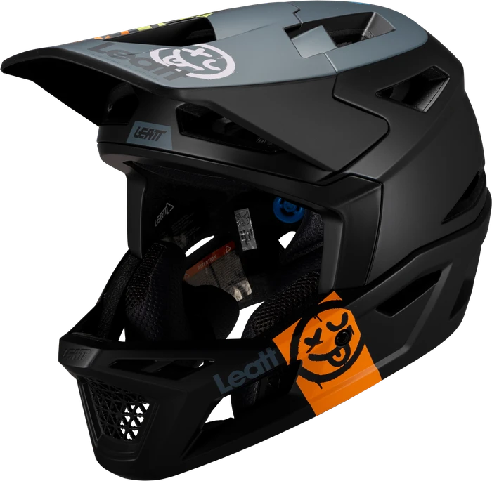 Leatt MTB 4.0 Gravity V25 Fullface-Helm schwarz