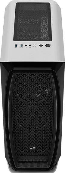 AeroCool Aero One Eclipse, weiß, Glasfenster