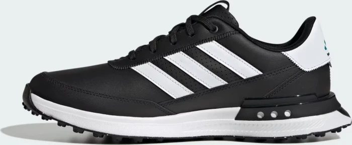 adidas S2G Spikeless Leather 24 core black/cloud white/pure teal (Herren)