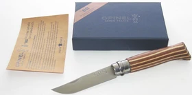 Opinel No. 8 Inox Taschenmesser laminierte Birke braun