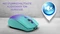 Inca IWM-511RM Wireless Mouse blau/violett, USB/Bluetooth Vorschaubild