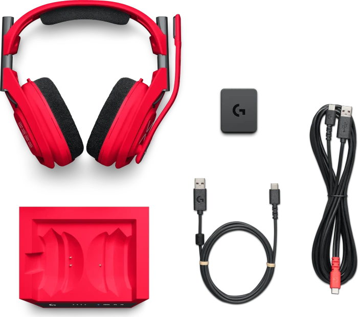 Logitech G Astro A50 X Lightspeed mars red