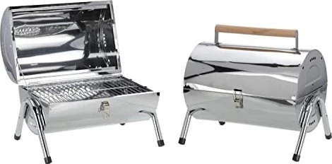Edelstahl-Grilltonne