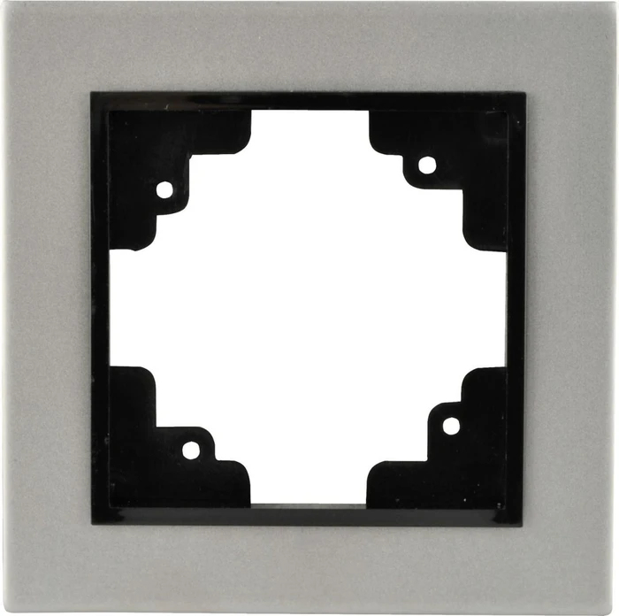 uniTEC IMOLA Serie 307 Abdeckrahmen 1-fach, edelstahl