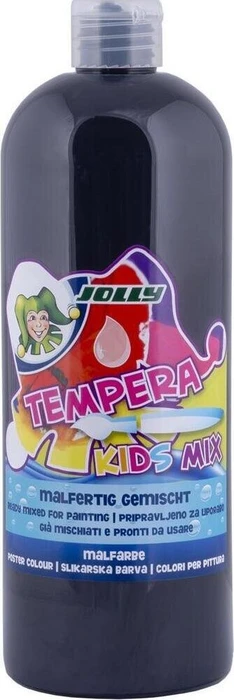 Jolly Tempera Deckfarbe, schwarz, 1l