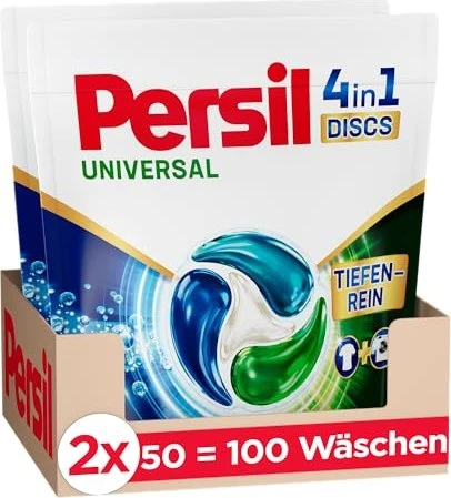 Persil Universal Tiefenrein Disc Waschmittel, 100 Stück