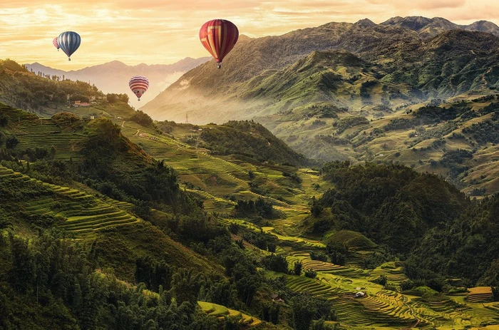 Ravensburger Puzzle Reisterrassen in Asien