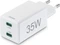 Hama Schnellladegerät 2x USB-C PD/Qualcomm Mini-Ladegerät 35W weiß Vorschaubild