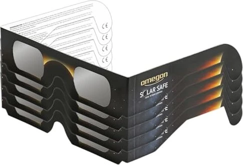 Omegon Solar Safe Sonnenfinsternis-Brille (5 Stück)