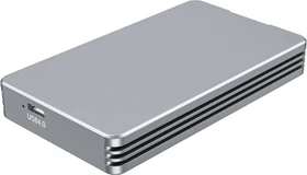 NVMe M.2 SSD Enclosure, silber, USB4