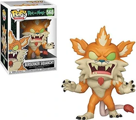 FunKo Pop! Animation - Rick and Morty - Berserker Squanchy
