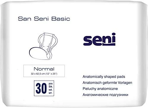 Seni San SENI Basic Normal Hygieneeinlage, 30 Stück