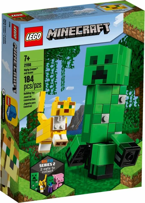 LEGO Minecraft - BigFig Creeper und Ozelot