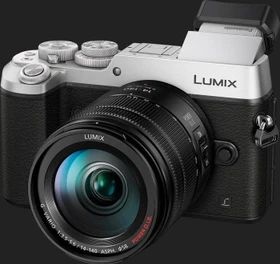 Panasonic Lumix DMC-GX8 silber mit Objektiv Lumix G Vario 14-140mm 3.5-5.6 ASPH OIS