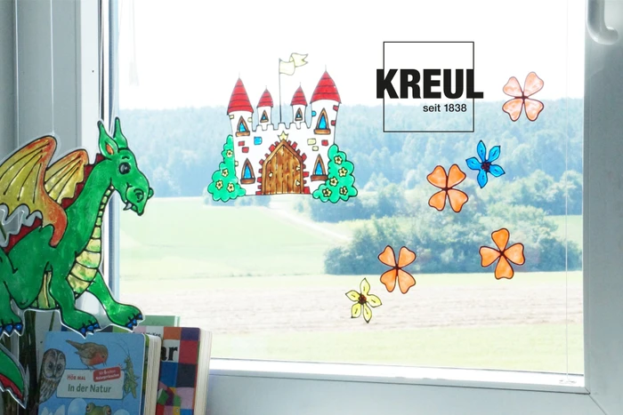 Kreul Window Color Power Pack Burg 7x 125ml