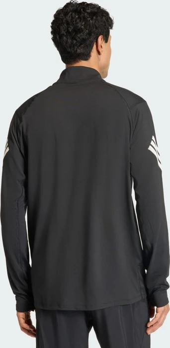 adidas Adi365 Iconic Half Zip Laufshirt langarm schwarz (Herren)